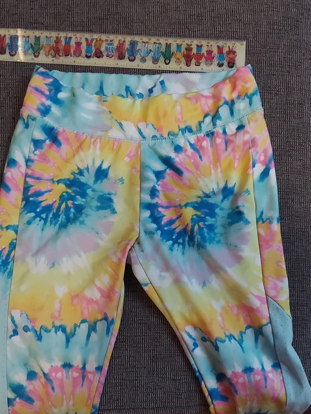 More Than Magic Tie-Dye Leggings in Blue, Yellow & Pink